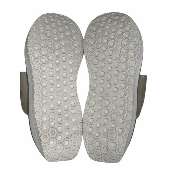 Deckers X Lab Gldtr Slide Sandal Men 10 Gray Beige Flip Flops Recovery Comfort - Picture 11 of 13